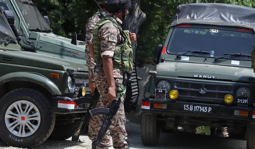 Security forces hunt for terrorists holed up in Udhampur village