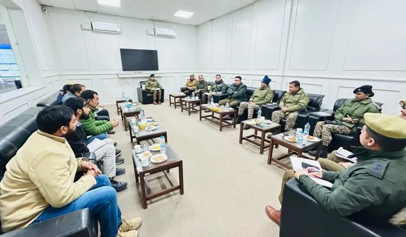 SSP Kulgam chairs Joint Security Review Meeting of Navyug Tunnel